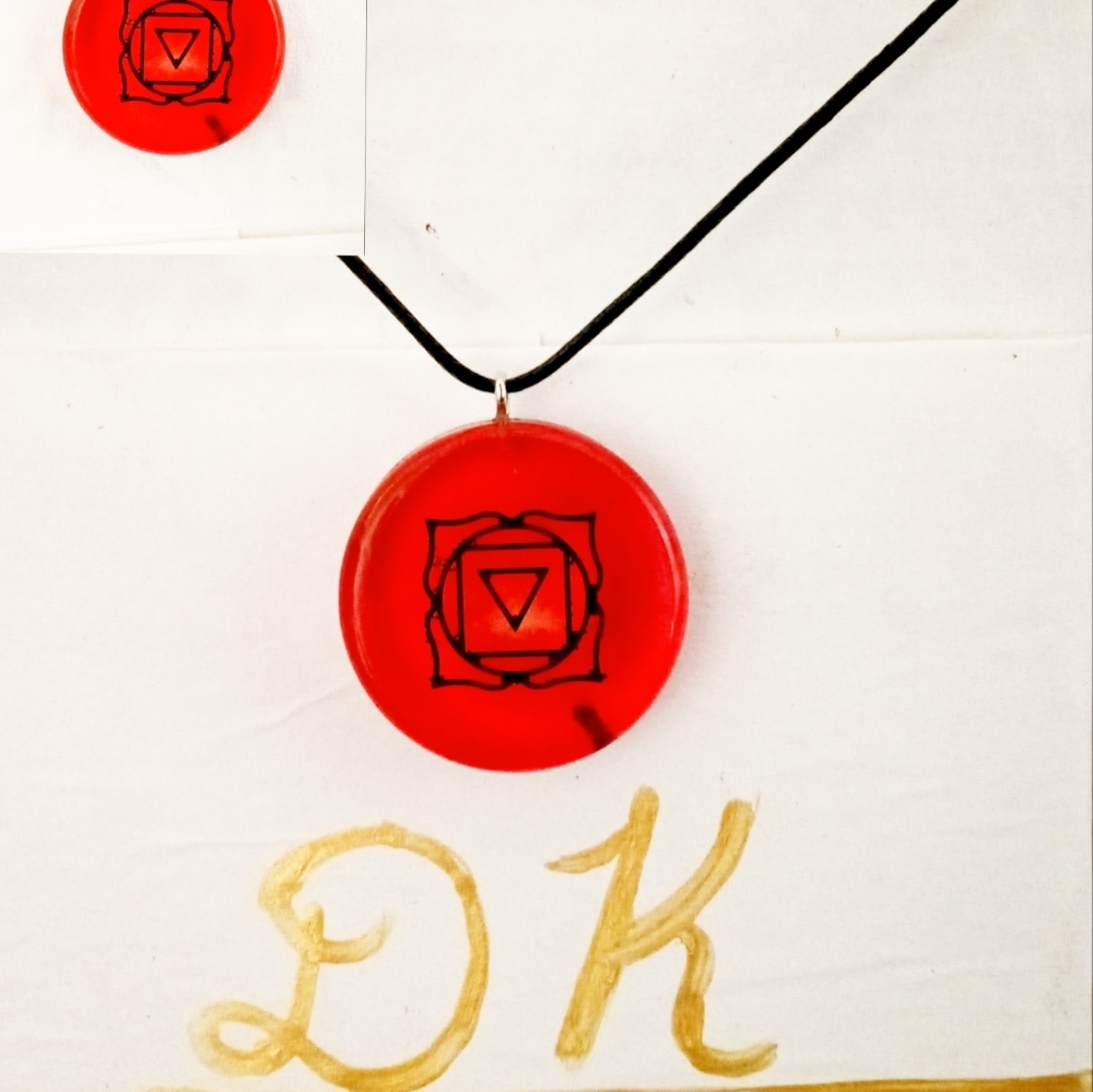Red Root Chakra pendant Necklace